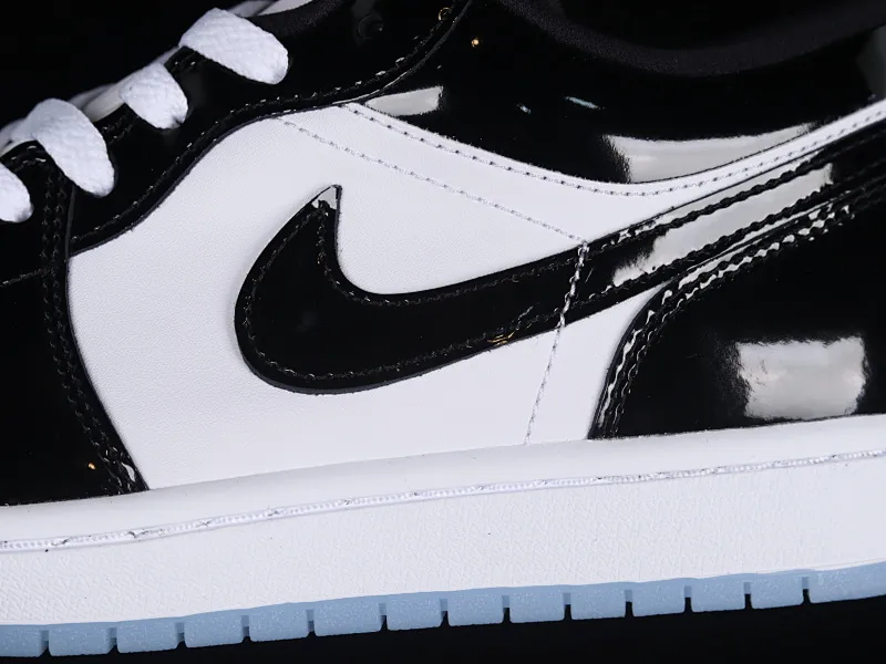 All categories Air Jordan Jordan series basketball shoes Air Jordan 1 Low G version pure original Air Jordan 1 Low "Concord" AJ1 Joe 1 Concord black and white patent leather low-top basketball shoes DV1309-100